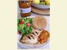 Grilled Chicken Breast with Spicy Pineapple Mango Salsa