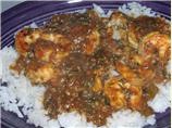 Spicy Salsa-Cilantro Shrimp