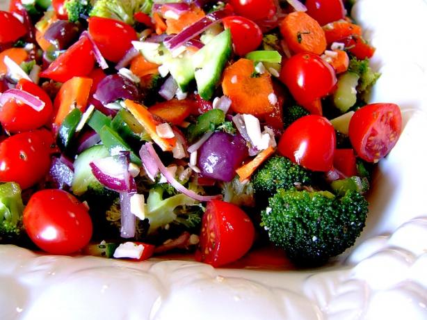 Marinated Vegetable Salad. Photo by Zurie