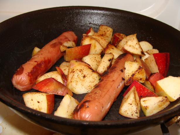 Apple Sausages. Photo by aizik the chef