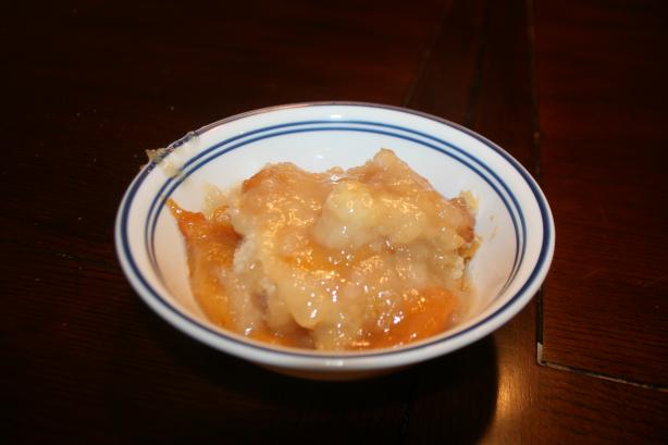 My Grandmother's Fresh Peach Cobbler. Photo by Pale Rose