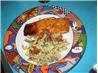 Salmon with Honey and Mustard Glaze