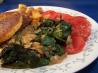 Beet Greens with Bacon and Onion