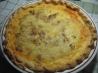 Savoury Cheeseburger Onion Pie. Recipe by Kittencalskitchen