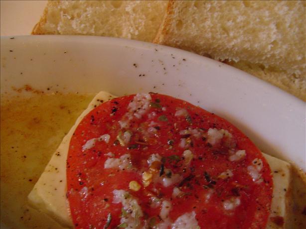 Ev's Baked Feta. Photo by CountryLady