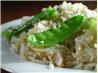 Snow Pea and Sesame Pilaf