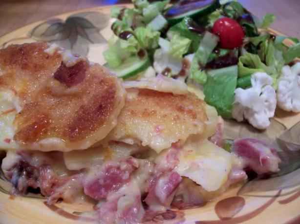 Heavenly Potatoes and Ham. Photo by Chef Petunia