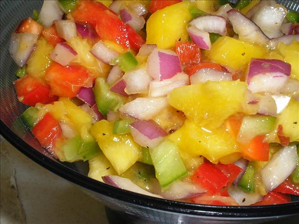 Peachy Mango Salsa. Photo by cfletcher