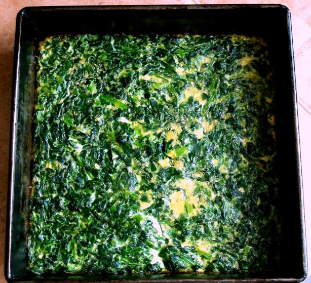 No Carb Spinach Bread. Photo by haven't the slightest