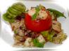 Tomatoes Stuffed With Orzo Shrimp Salad