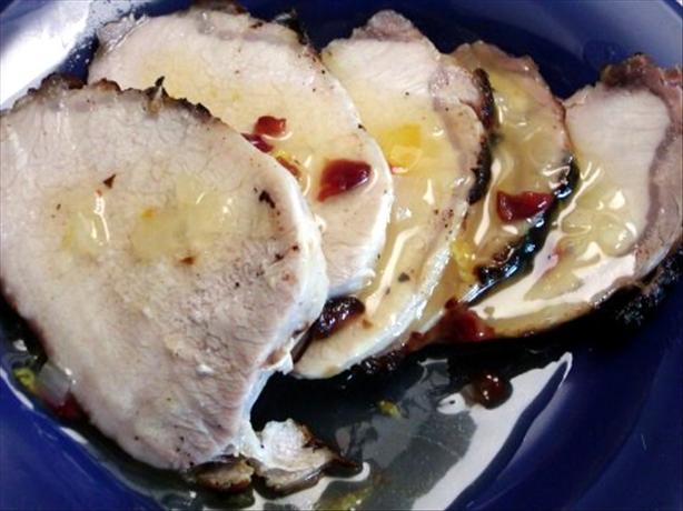 Pork Tenderloin with Chipotle-Marmalade Sauce. Photo by Rita~