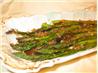 Roasted Asparagus with Balsamic-Shallot Butter. Recipe by Kelly M.
