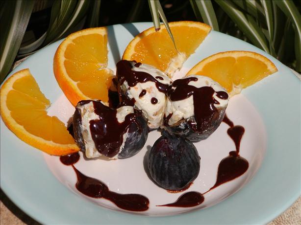 Stuffed Figs Drizzled With Chocolate. Photo by Rita~