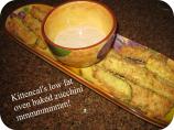 Kittencal's Low-Fat Oven-Baked Zucchini Sticks