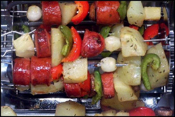 Kielbasa Kababs. Photo by NcMysteryShopper