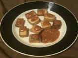 Pan-Fried Tofu with Spicy Peanut Sauce. Photo by DrGaellon