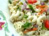 Macaroni Salad With Tomatoes and Peas