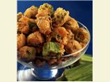 Fried Okra With Crispy Parmesan Coating