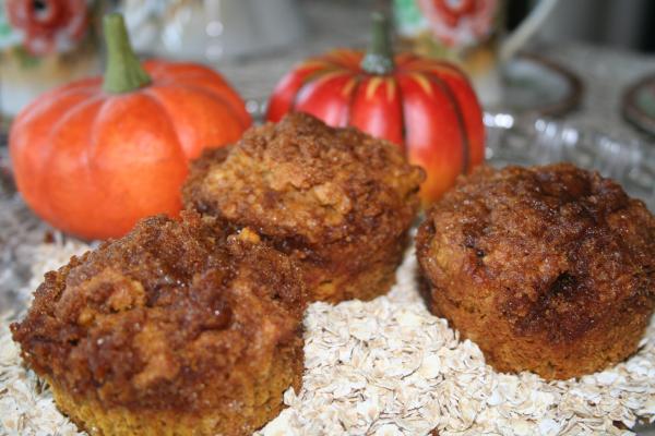 Pumpkin Oat Muffins. Photo by carolinajewel