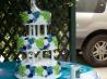 White Almond Sour Cream Wedding Cake