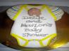 White Almond Sour Cream Wedding Cake