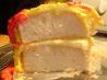 White Almond Sour Cream Wedding Cake