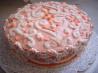 White Almond Sour Cream Wedding Cake