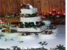 White Almond Sour Cream Wedding Cake