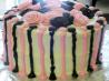 White Almond Sour Cream Wedding Cake