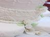 White Almond Sour Cream Wedding Cake