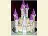 White Almond Sour Cream Wedding Cake