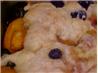 Sour Cream Fresh Blueberry Peach Cobbler