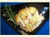 Potato, Blue Cheese and Mushroom Bake. Recipe by **Pebbles**