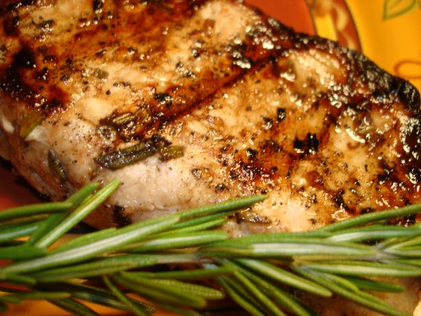 Grilled Rosemary Garlic Pork Chops. Photo by Vicki in CT