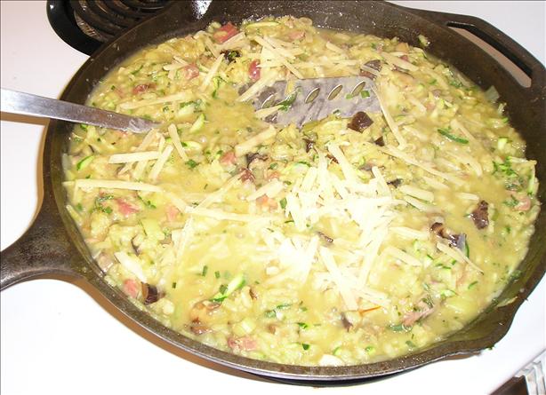 Ham & Mushroom Risotto. Photo by Jenny Sanders