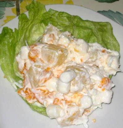 Five Cup Salad. Photo by Susie D