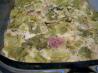 Braised Celery with Goat's Cheese. Recipe by Missy Wombat