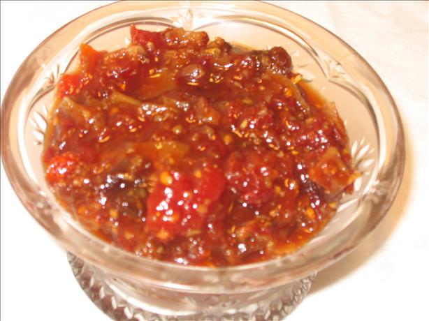 Sweet Tomato Chutney. Photo by Susie D