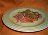 Asian Meatball and Rice Toss