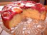 Fresh Plum & Blueberry Upside-Down Cake