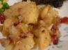 Baked German Potato Salad. Recipe by Kittencalskitchen