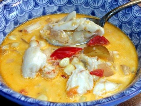 Corn, Crab, and Chipotle Chowder. Photo by Rita~