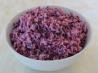 Purple Apple Cole Slaw. Recipe by Christine Heinsohn