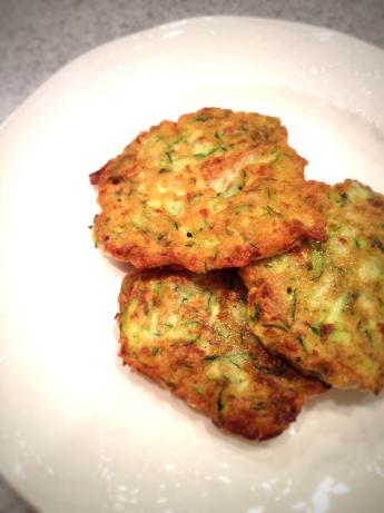Zucchini-Parmesan Pancakes. Photo by Liza at Food.com