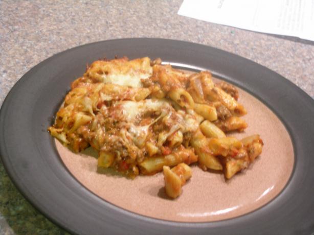 Cheesy Mostaccioli. Photo by Ellee