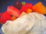 Fresh Fruit in Lime-Yogurt-Cardamom Dressing