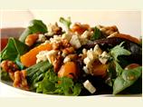 Toasted Walnut Salad With Mandarin Oranges and Gorgonzola Cheese