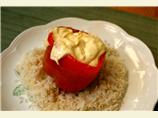Hot Stuffed Bell Peppers