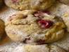 Chunky White Chocolate-Raspberry Muffins. Recipe by JamesDean'sGirl