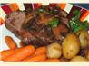 Roast Fillet of Beef with Mushroom-Tarragon Sauce